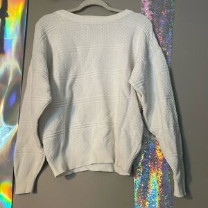 Dockers White Knitted Sweater